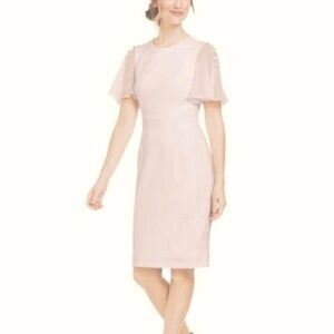 Calvin Klein Soft Pink Midi Dress